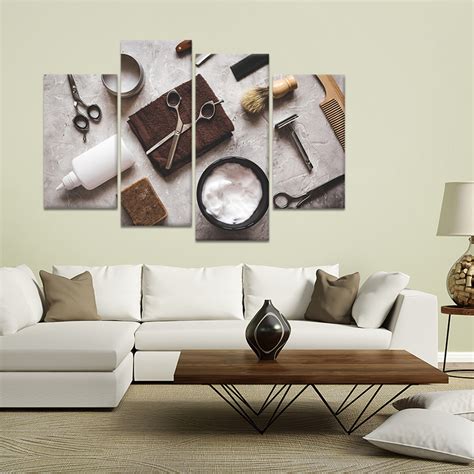 Barber Shop Multi Panel Canvas Wall Art | ElephantStock