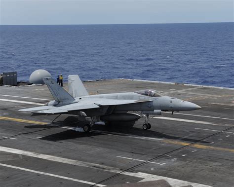 File:A U.S. navy F-A-18E Super Hornet aircraft assigned to Strike Fighter Squadron (VFA) 106 ...