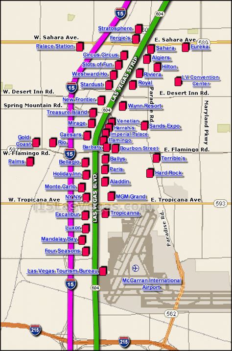 Printable Walking Map Of Las Vegas Strip – Printable Map of The United ...