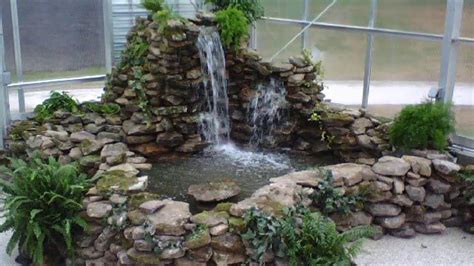 indoor waterfall design - YouTube