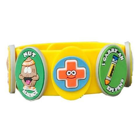 NEW Multi-Charm Kit: Bracelet + 6 Allergy Charms (now including epi charm) Dairy Allergy, Milk ...