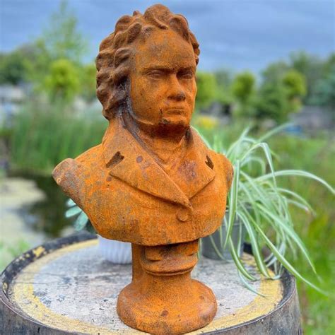 Cast Iron Beethoven Statue - Portrait Statues