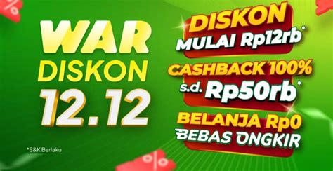 WAR Diskon Tokopedia, Serbu Diskon dan Promo Lainnya!