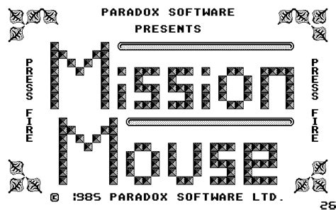 Atari ST Mission Mouse : scans, dump, download, screenshots, ads ...