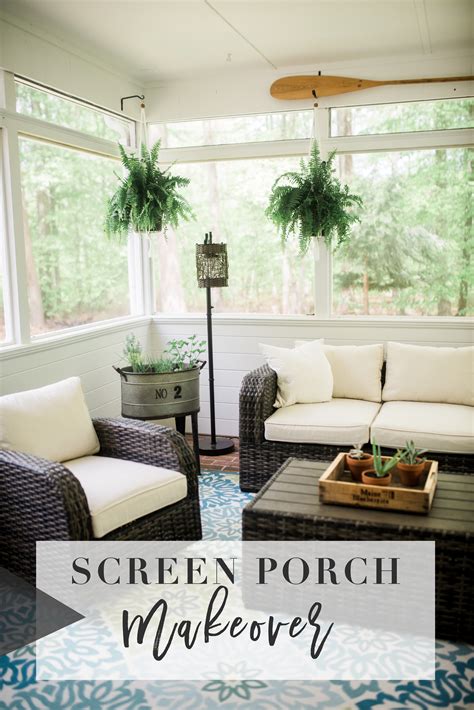 Screen Porch Ideas & Makeover - Lynzy & Co.