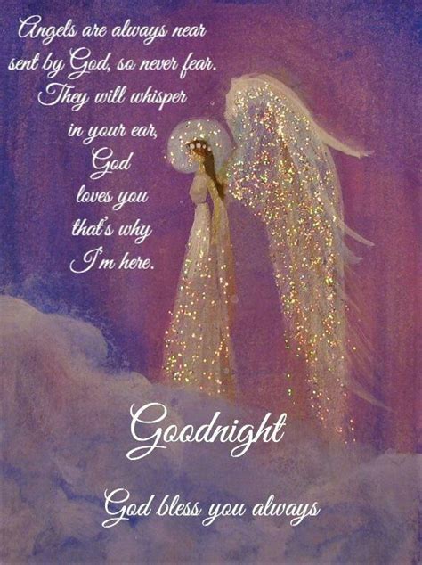 Pin by Vicky Ceja on good night | Good night angel, Good night blessings, Angel