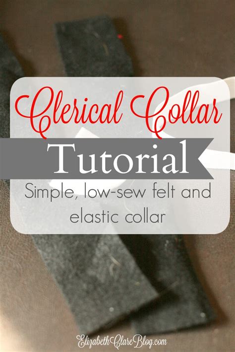 How to Make a Clerical Collar - elizabeth clare