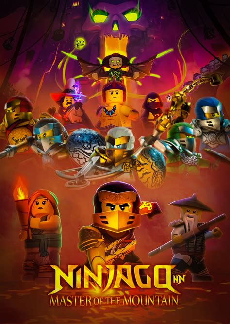 Lego Ninjago Master Of The Mountain Poster | Lego ninjago, Ninjago, Lego ninjago movie