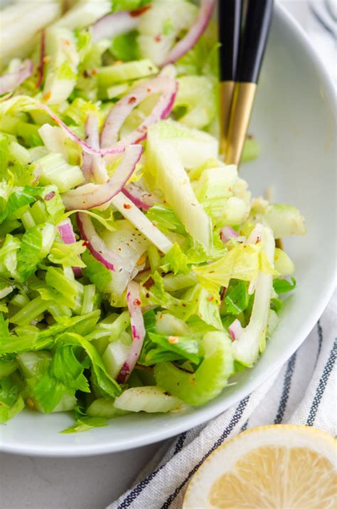 Easy Celery Salad Recipe - Life's Ambrosia