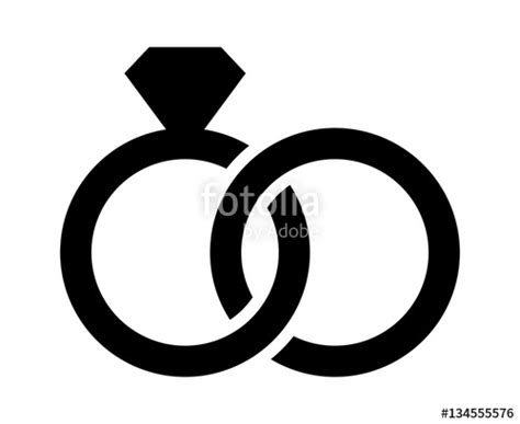 Silhouette Wedding Ring at GetDrawings | Free download