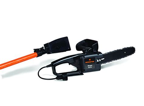 Remington RM1025P Ranger I 8-Amp Electric 2-in-1 Pole Saw & Chainsaw with 10-Foot Telescoping ...