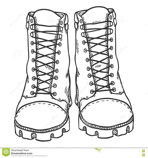 Image result for drawing of hiking boots front view | Draw boots, Shoes drawing, Trendy boots