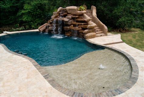 Inground Pool Waterfall Kits | Backyard Design Ideas