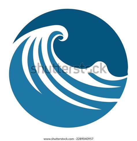 Wave Simple Minimal Logocreative Sea Ocean Stock Vector (Royalty Free) 2289040957 | Shutterstock