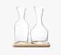 Oak Water & Wine Carafe Set | Pottery Barn