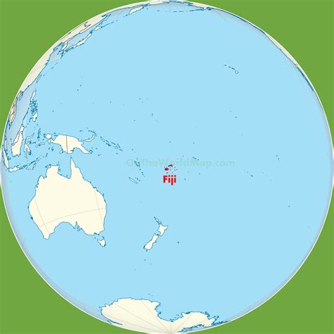 Fiji location on the Polynesia and Melanesia map - Ontheworldmap.com