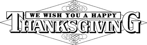 Thanksgiving black and white happy thanksgiving clipart black and white ...