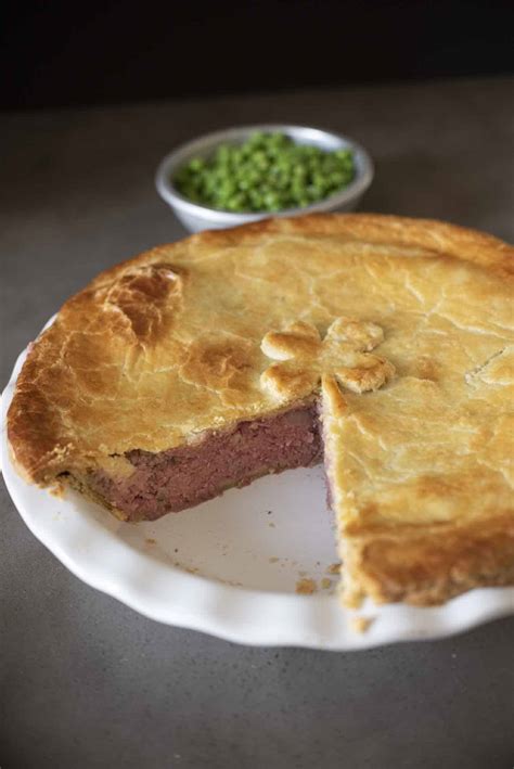 British Corned Beef and Potato Pie - Culinary Ginger