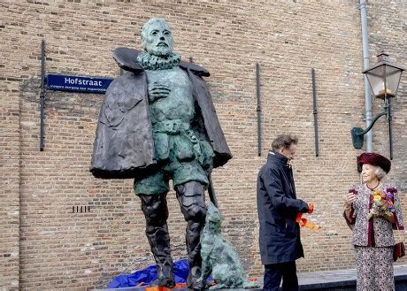 Unveiling of a statue of Willem van Oranje, Dordrecht, The Netherlands - 09 Oct 2019 Stock ...