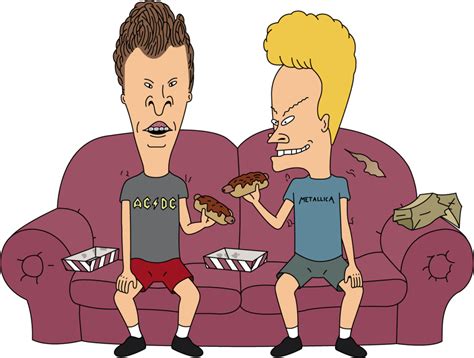 Beavis and Butthead on A Sofa transparent PNG - StickPNG