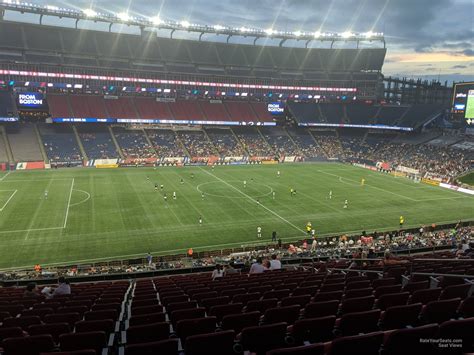 Section CL12 at Gillette Stadium - New England Revolution ...