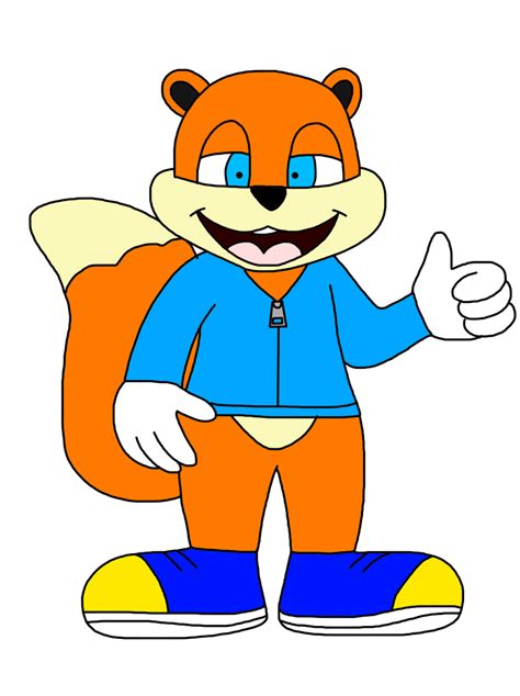 Conker the Squirrel by MarcosPower1996 on DeviantArt