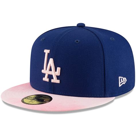 Los Angeles Dodgers New Era Mother's Day On-Field 59FIFTY Fitted Hat - Royal/Pink