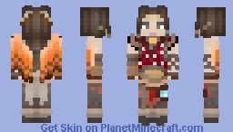 Freya | Valkyrie form | God Of War: Ragnarok | 1.8+ Minecraft Skin