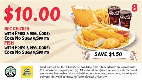 Long John Silver’s Has Just Released A New Set Of Meal Coupons For Use From 4 Sep – 15 Oct 19 ...