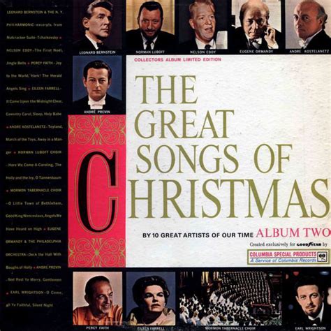 The Great Songs Of Christmas (1962, Vinyl) | Discogs