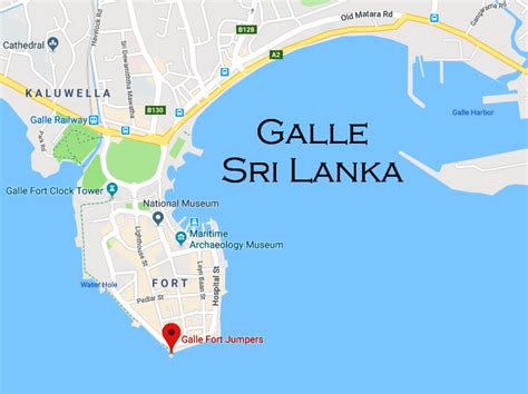 Galle Fort Jumpers Sri Lanka Map – Sri Lanka Island Tours