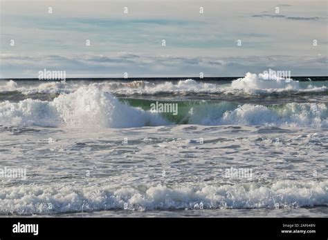 Stormy sea with huge waves Stock Photo - Alamy