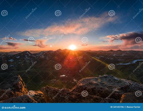 14er Summit Sunset stock photo. Image of torrey, colorado - 34145196