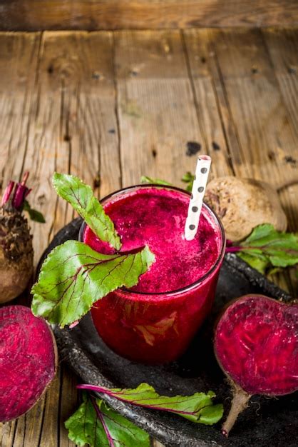 Premium Photo | Beetroot juice or smoothie