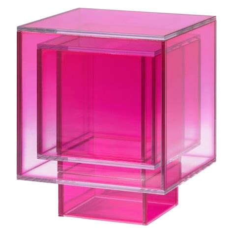 Studio Buzao, Null Coffee Table Hot Pink Edition, Laminated Glass For Sale at 1stDibs | pink ...