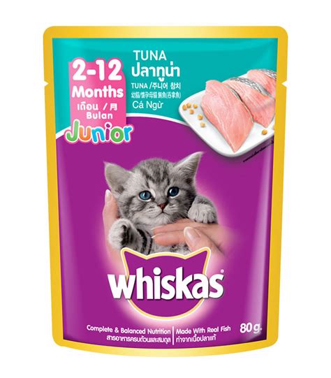 Whiskas Junior Tuna 80g Cat Wet Food - Pet Warehouse | Philippines