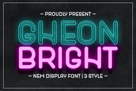 Gheon Bright Font Free Download - FreeFontDL