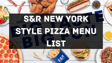 S&R New York Style Pizza Menu Prices Philippines 2024 [Updated] — All ...