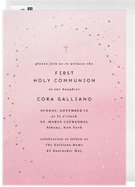 Communion Invitations Greenvelope.com