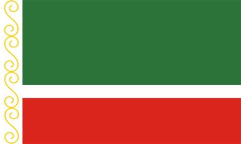 Chechen Republic flag color codes