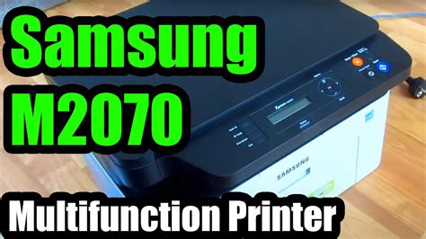 Samsung M2070 Multifunction Laser printer (Unboxing, Quick Review) - YouTube