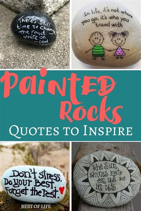 Painted Rocks: Quotes and Rock Ideas to Inspire | Rock quotes, Painted ...