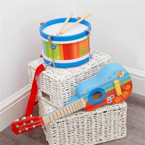 wooden toy drum by my 1st years | notonthehighstreet.com