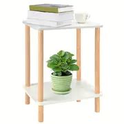 2 story Bedside Table Side Tables High Side Tables Storage - Temu