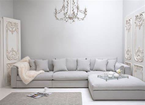 Grey Corner Sofa Living Room Ideas - Traumhaus-Design