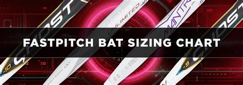 Fastpitch Softball Bat Sizing Chart - Understanding Fastpitch Bat Sizes