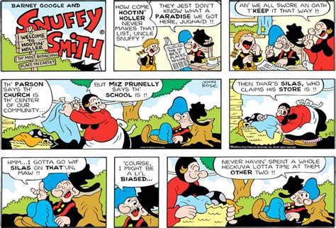 Snuffy Smith | Comic strips, Newspaper cartoons, Newspaper comic strip