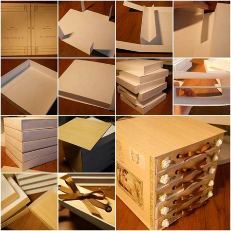 Cardboard organizer, Cardboard storage, Diy cardboard