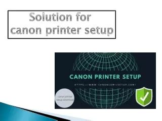 PPT - Canon Bluetooth Printer Setup Guide for Windows and Mac ...