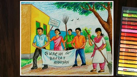 Aggregate 144+ school swachh bharat drawing - seven.edu.vn